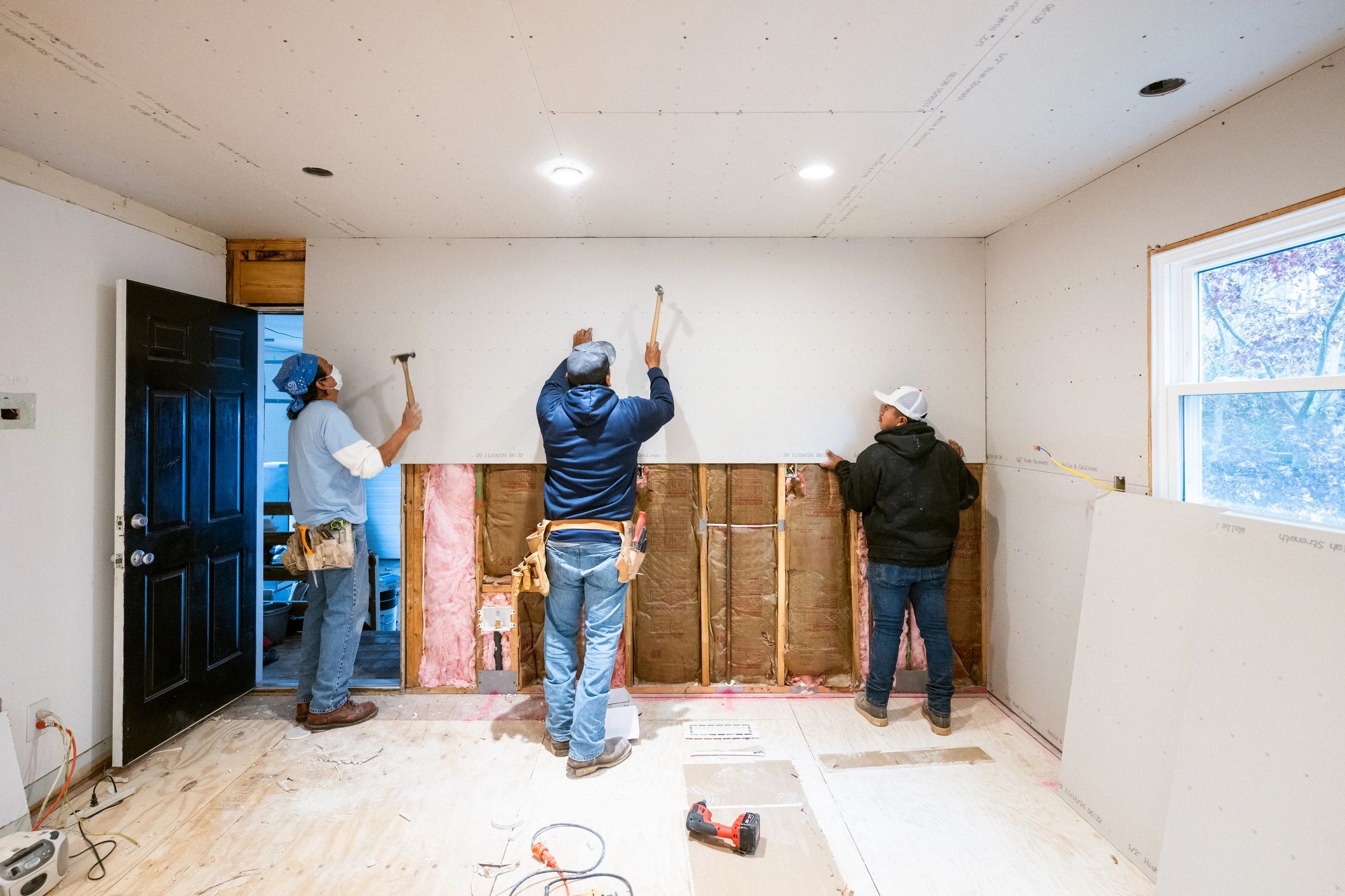 Kitchen work in progress example at a different property